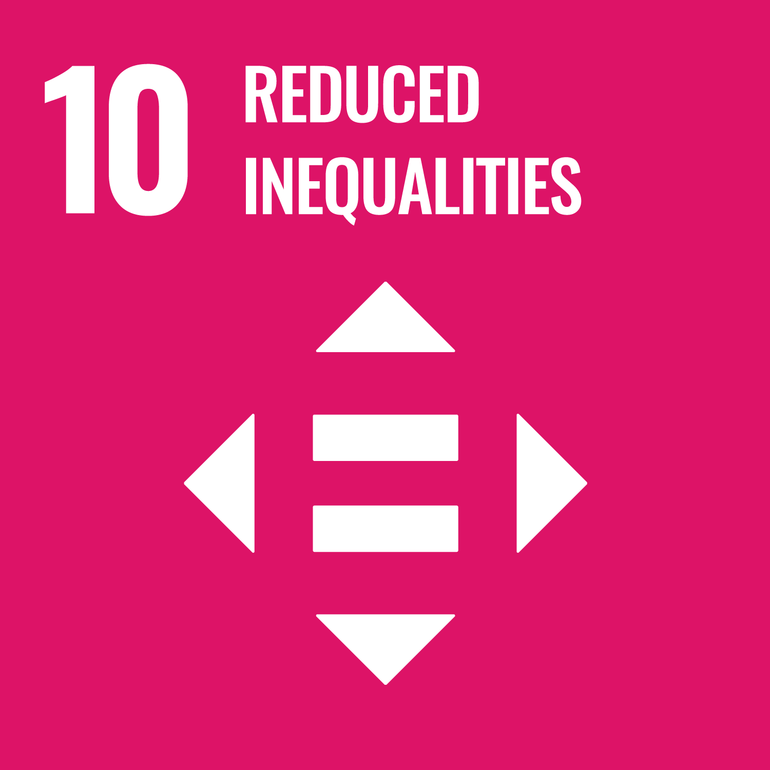 Logo obbiettivo 10 SDG