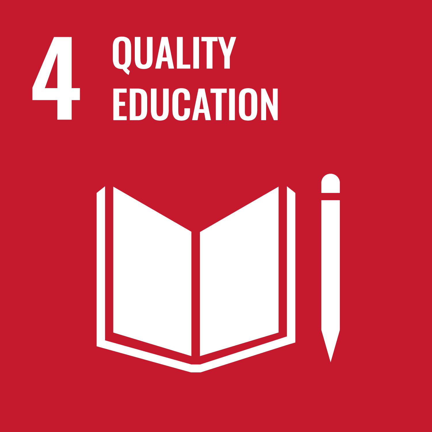 Logo obbiettivo 4 SDG